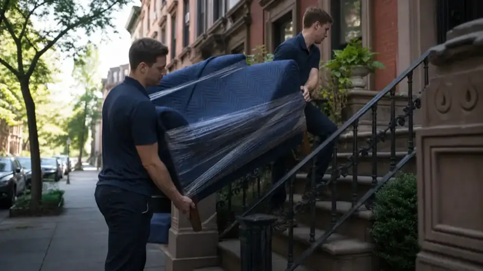 Door pickup in New York City for international shipping