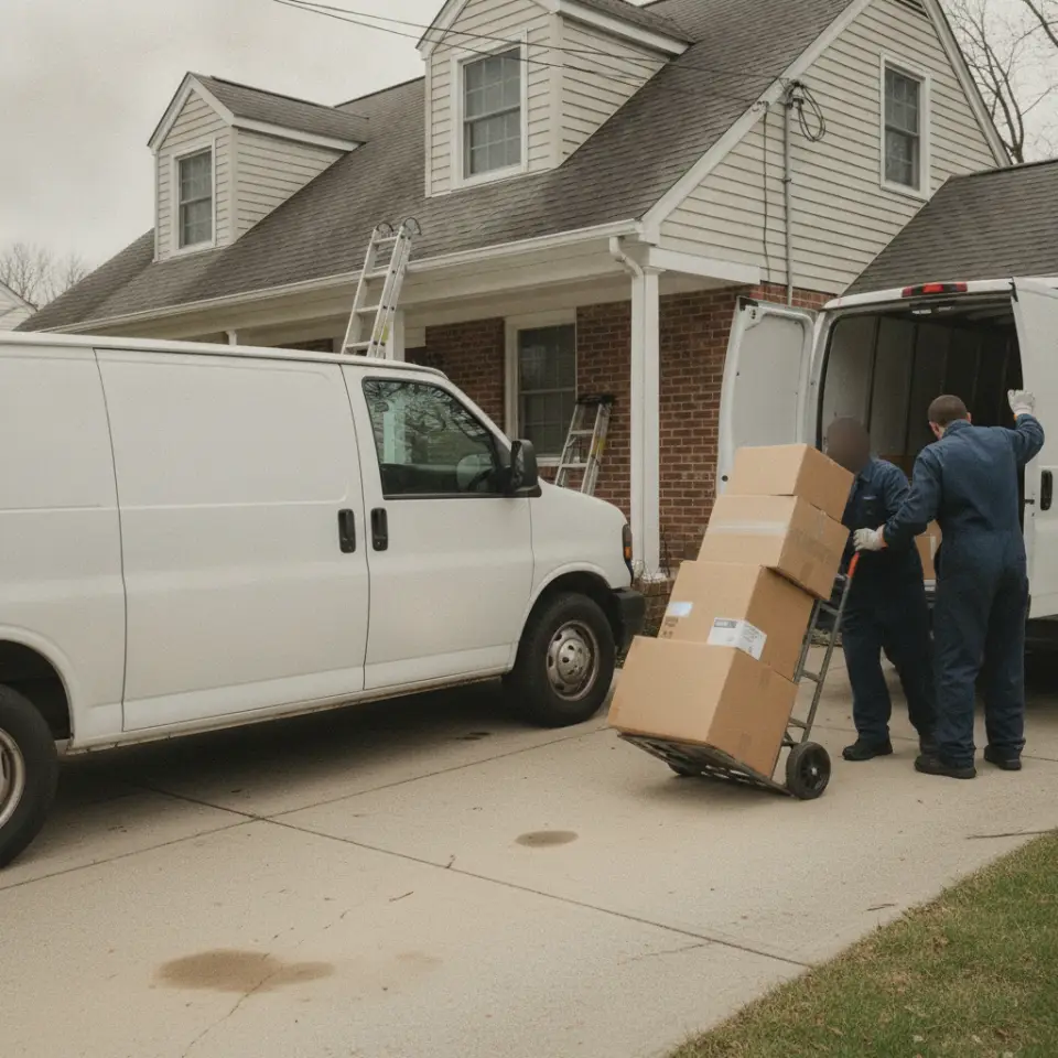 Door pickup for international shipping on the corridor